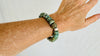 Guatemalita Bracelet. Beaded with Sterling Silver. Mayan Jewelry. Handmade Gift for Her. 2438