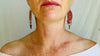 Carved Gourd Earrings. Sterling Silver. Oaxaca, Mexico. 0344