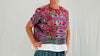 Vintage Totonicapan Huipil. Hand-Woven & Embroidered. Ikat.