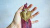Heart Milagro & Vintage Zinacantan Tassel. Decor