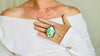 Faceted Labradorite Cocktail Ring. Adjustable Sterling Silver Jewelry. Gorgeous Flash. 4013