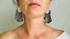 Vintage Uzbek Bukhara Silver Earrings. 2533