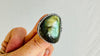 Labradorite Botanicals Ring. Bright Flash Stone Sterling Silver Jewelry. Size 6.25. 4141