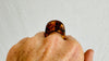Solid Amber Ring. Size 8. 0816