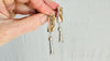 Picture Jasper Earrings with Squash Blossoms. Handmade Sterling Silver Jewelry. 2710