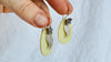 Serpentine Flower Earrings. Sterling Silver. 2891