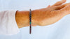 Ruby, Turquoise & Sterling Silver Bangle. India. 4399