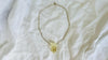 Citrine & Silver Pendant Necklace. Handmade Sterling Silver Chain. 2306