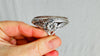 Belomorite Moonstone-Sunstone Cocktail Ring. Oversized Sterling Silver Designer Ring. Botanicals. Gorgeous! Size 9.25. 4130
