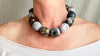 Jasper Necklace. Garden Quartz. Sterling Silver. 1373