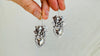 Taxco Love Bird Earrings. Sterling Silver. Mexico. Frida Kahlo. 4197