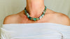 Ancient Roman Glass Necklace. Handmade Designer Jewelry. 2753
