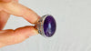 Amethyst Botanicals Ring. Size 7. Stupendously Crafted Sterling Silver. 4142