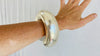 Karen Hill Tribe Sterling Silver SINGLE Bangle. Chunky. Gorgeous 7000