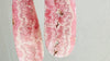 Rhodochrosite Earrings. SCRATCH N DENT. Santo Domingo Pueblo. Kewa. 2713