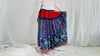 Vintage Banjara Skirt. Hand-Embroidered Drawstring Skirt. 4313