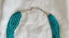 Turquoise and Silver Multi-Strand Necklace. 1374