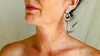 Silver Hmong Dangle Earrings. Handmade Sterling Silver Earrings. 0951.