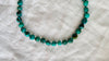 Turquoise and Sterling Necklace. Natural American Turquoise. 2285