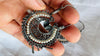 Vintage Mexican Arracadas. Sterling Silver & Pearl. Oaxaca. Mexico. Frida Kahlo