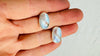 Rainbow Moonstone Post Earrings. Handmade Sterling Silver Jewelry. Small Gift for Her. 0908