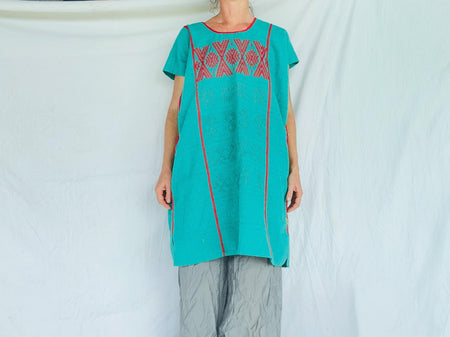 Oaxacan Mixtec Huipil Dress. Mexico.