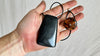 Mayan Black Jade & Amber Pendant. Hand-Carved. Guatemala.