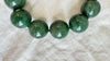 Aventurine Spheres Necklace. Sterling Silver. Adjustable. 1162