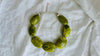 Serpentine Necklace. Large Organic Shapes. Sterling Silver. 2179
