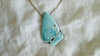 Larimar Pendant Necklace. Sterling Silver.
