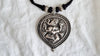 Ganesha Amulet Necklace. Antique. India. Protective Silver. 1020