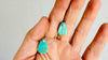 Santo Domingo Pueblo Turquoise Earrings. Kewa. Native American. 2761