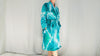 Cotton Velvet Tie Dyed Robe. Luxe Robe. 100% Cotton. One size.