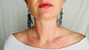 Oaxaca Silver Earrings. La Mano. Hand. Mexico. Frida Kahlo. 4184