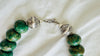 Guatemalita Jade Necklace. Sterling Silver.