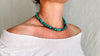 Turquoise and Sterling Necklace. Natural American Turquoise. 2285