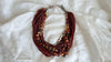 Carnelian Necklace with Ancient Beads. Multi Strand. 1387
