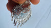 Oaxacan Filigree Heart Earrings. Sterling Silver. Mexico. 2807