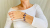 Sterling Amethyst Bracelet. 0478