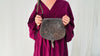 Vtg Moroccan Leather Purse. Adjustable Strap. Handmade in Morocco. 4328