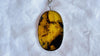 Large Amber Pendant on a Sterling Silver Chain. 4397