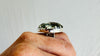 Oversized Faceted Prasiolite Cocktail Ring | Handmade Adjustable Sterling Silver | Unique Gemstone Jewelry. 4105