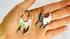 Shiny Silver Hoop Earrings. Oaxacan Jewelry. Sterling Silver. ARC34