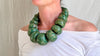 Mayan Guatemalita Jade Graduated Choker Necklace. Guatemalan. 0554