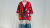 Vintage Uzbek Suzani Silk Embroidered Coat.