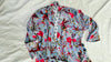 Cotton Velvet Printed Robe. Luxe Robe.