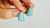 Amazonite Earrings. Handcrafted Sterling Silver Jewelry. Designer Post Earrings. 4091