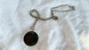 Labradorite Pendant Necklace. Heavy Sterling Silver Chain. 2716