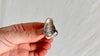 Antique Coral and Sterling Ring. India. Gorgeous! size 7.5. 1062