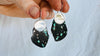Turquoise & Silver Earrings. Handmade Sterling Silver Jewelry. Natural Hubei Stone. S/N